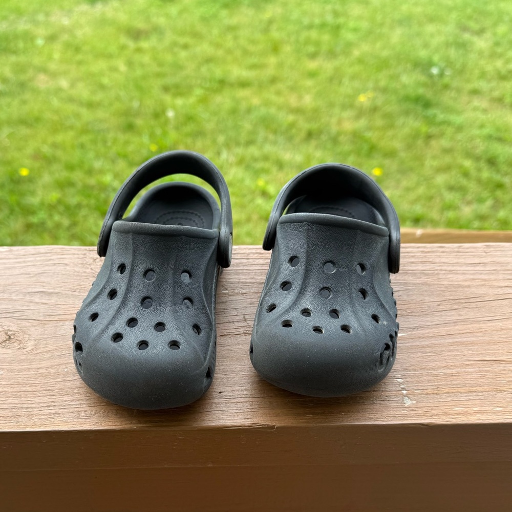 Kids Black Crocs